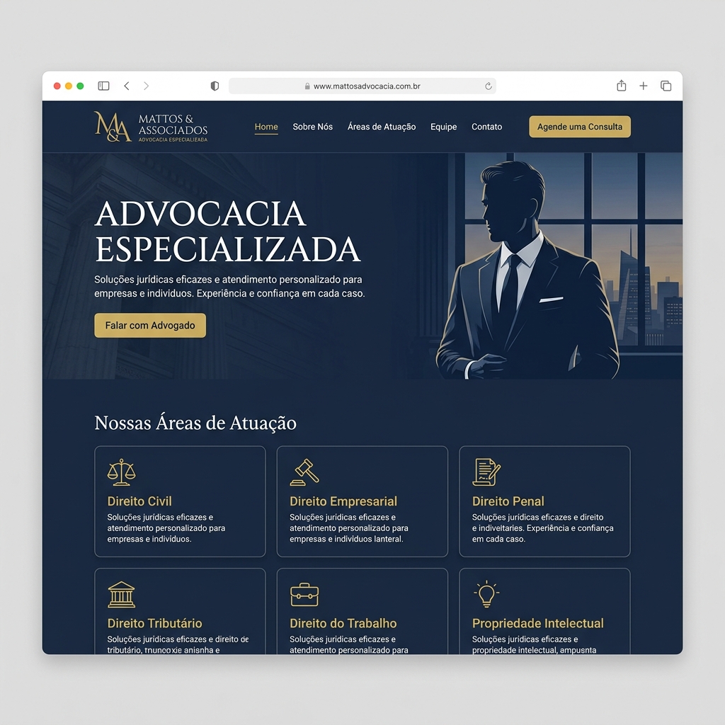 Site para Escritório de Advocacia